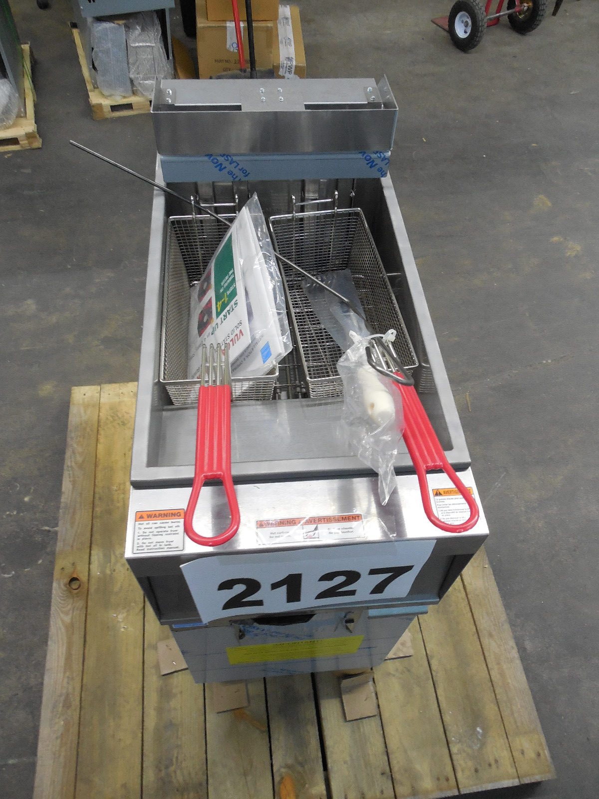 2127.03 Vulcan 1ER50A1 Fryer Discounted Vulcan restaurant cooking