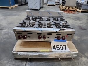 4597 Vulcan AHP636-1 open top 6-burner hot plate(2)