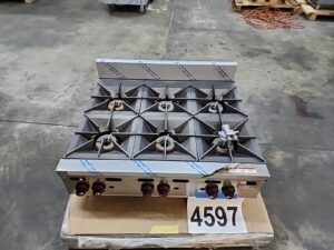 4597 Vulcan AHP636-1 open top 6-burner hot plate(3)