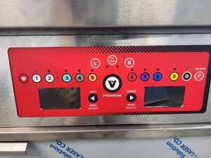4752 Vulcan 3VK65CF-1 PowerFry5 computer controlled 3 Bay Fryer with Filter (4)