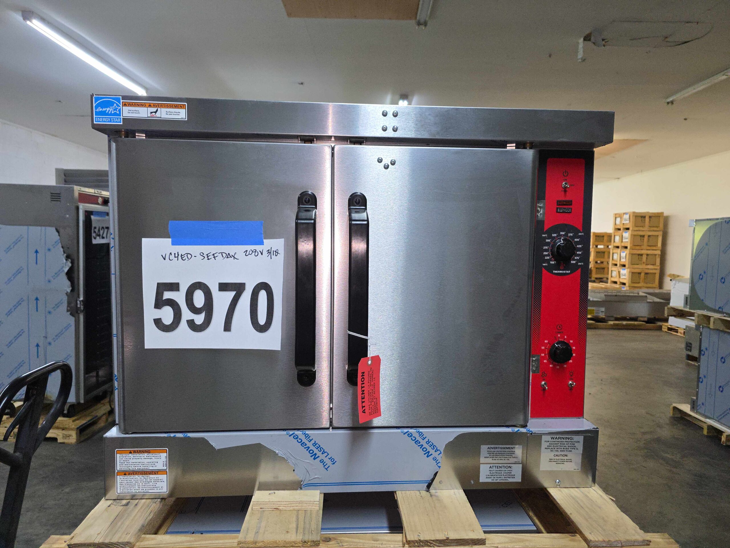 5970 Vulcan VC4ED electric convection oven (2)