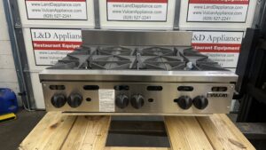 6130 Vulcan VHP636-2 6-burner hot plate (6)