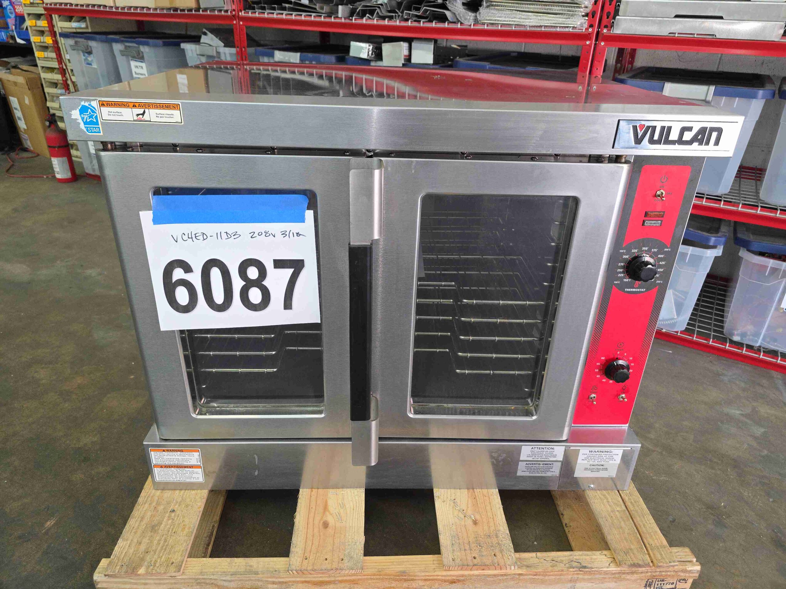 6087 Vulcan VC4ED convection oven 2 scaled 6087 Vulcan Oven VC4ED 6087 Vulcan VC4ED convection oven (2)