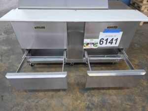 6141 Traulsen UPT6012-DD pre station refrigerator (5)