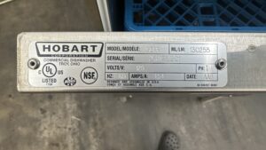 6146 Hobart LXGEPR-1 glass washer under counter (7)