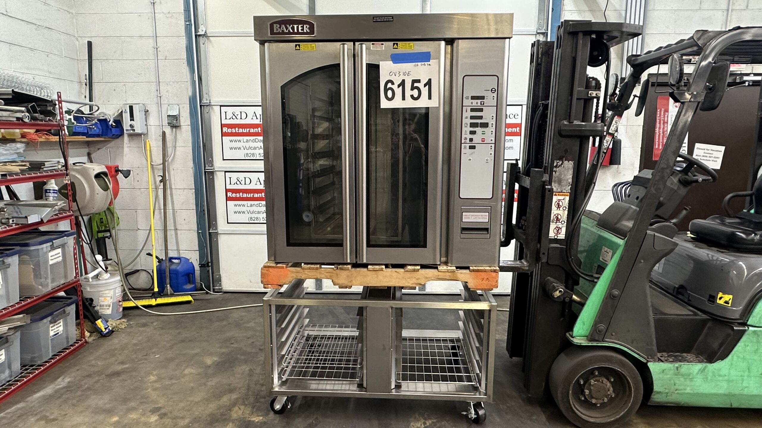 6151 Baxter OV310E Rotating Electric Oven 11 scaled 6151 Baxter Rotating Oven OV310E 6151 Baxter OV310E Rotating Electric Oven (11)