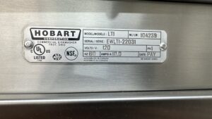 6156 Hobart LT1 dishwasher 12 6156 Hobart Dish Washer LT1-1 6156 Hobart LT1-1 dishwasher (12)