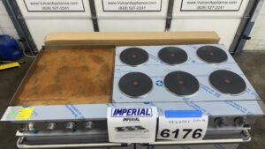 6176 Imperial IR-6-G25T-E Electric Range (6)