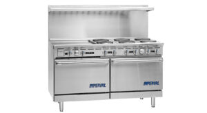 6176 Imperial IR-6-G25T-E electric range