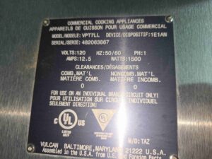 5968 Vulcan VPT7LL Pass Thru Warming Holding Cabinet 6 5968 Vulcan VPT7LL Pass Thru Warmer 5968 Vulcan VPT7LL Pass Thru Warming Holding Cabinet (6)