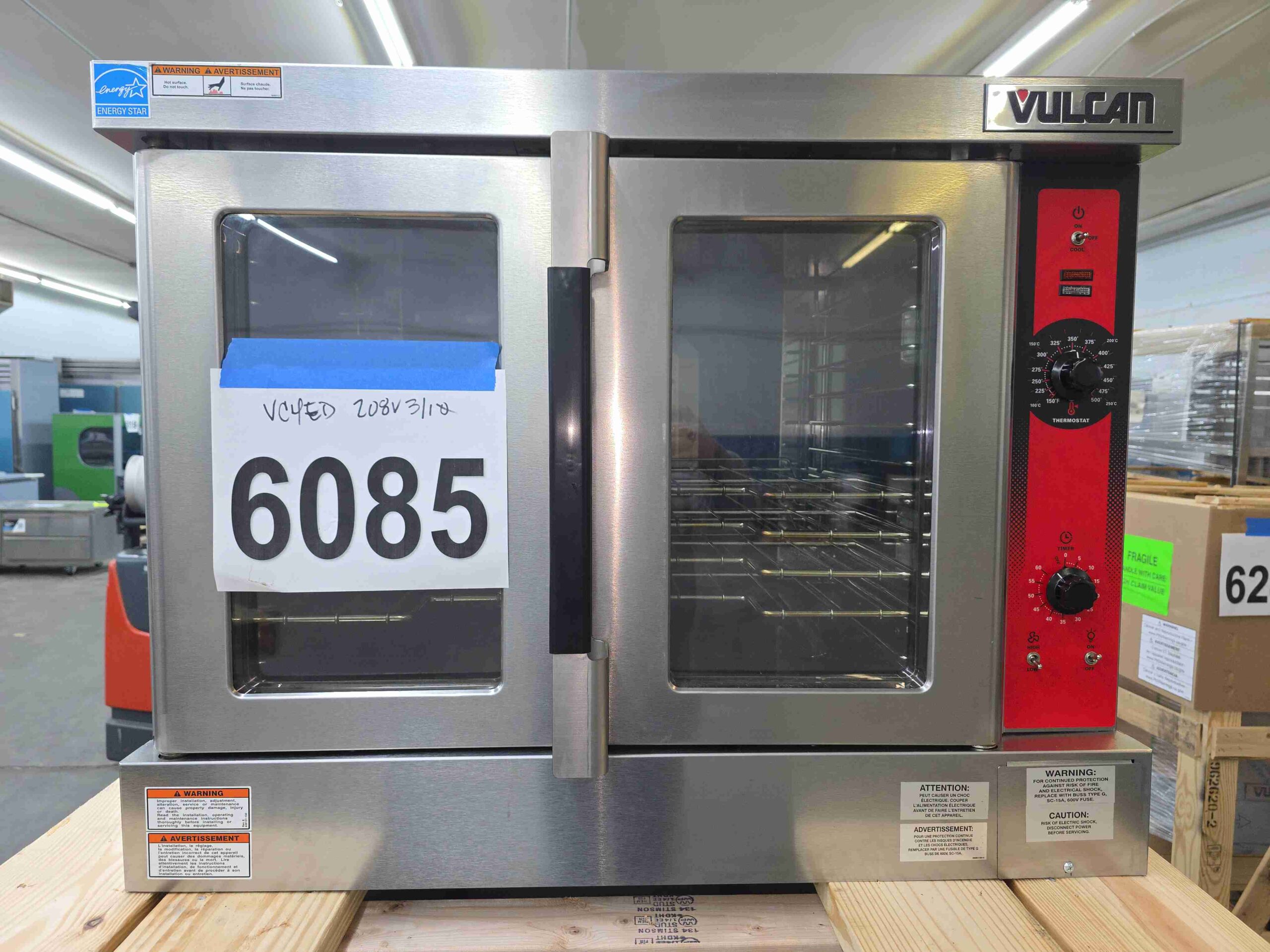 6085 Vulcan VC4ED convection oven gas 2 scaled 6085 Vulcan Oven VC4ED 6085 Vulcan VC4ED convection oven gas (2)