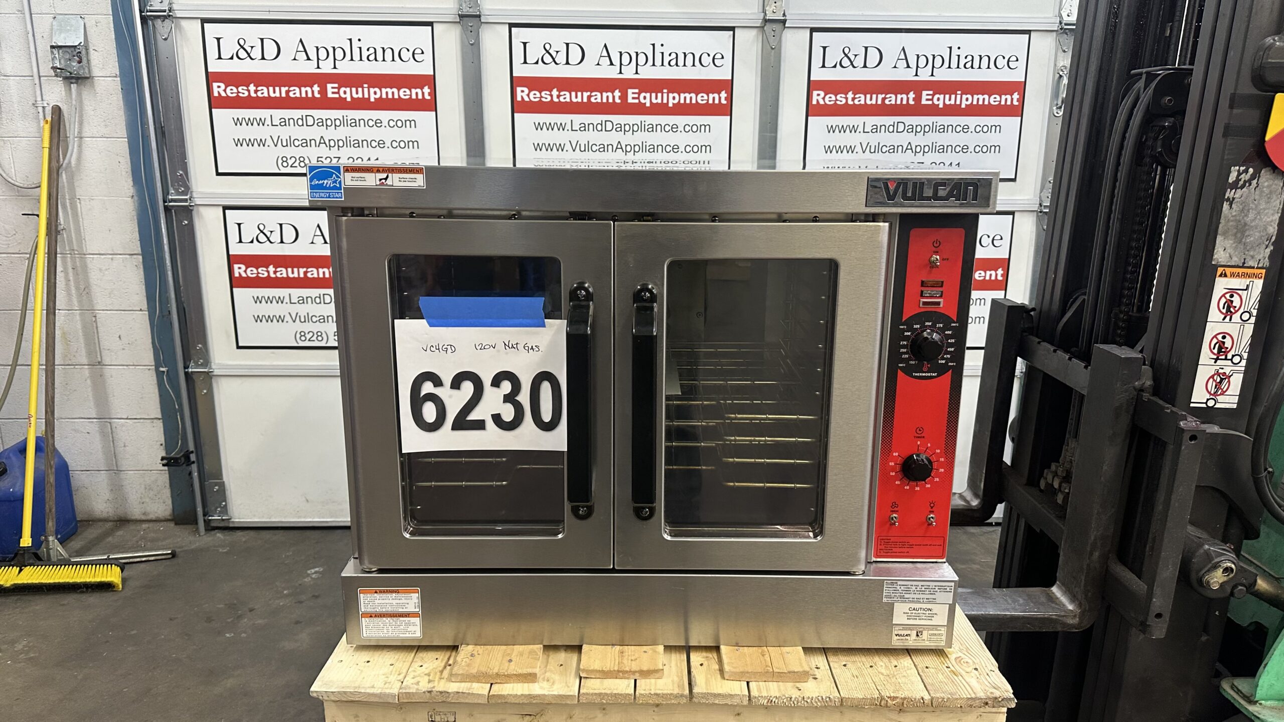 6230 Vulcan VC4GD gas convection oven 5 scaled 6230 Vulcan Oven VC4GD 6230 Vulcan VC4GD gas convection oven (5)