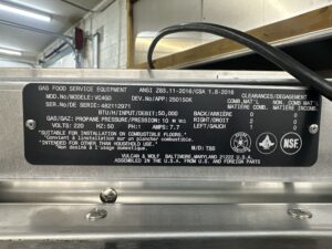 6232 Vulcan VC4GD gas convection oven 3 6232 Vulcan Oven VC4GD-220 6232 Vulcan VC4GD gas convection oven (3)