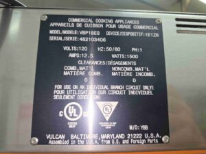 6368 Vulcan VBP18ES warmer hold cabinet (1)