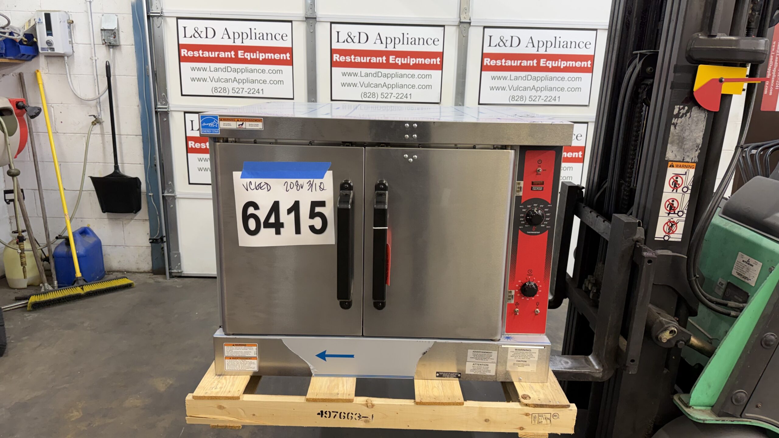 6415 Vulcan VC6ED electric convection oven 3 scaled 6415 Vulcan Oven VC6ED (5-In stock) 6415 Vulcan VC6ED electric convection oven (3)