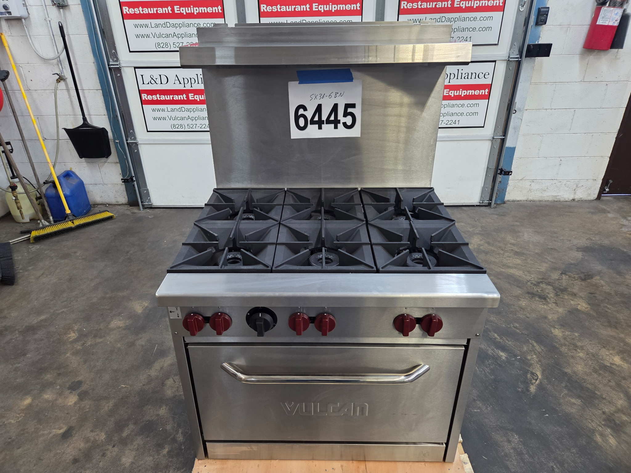 6445 Vulcan 36 gas range SX36-6BN (2)
