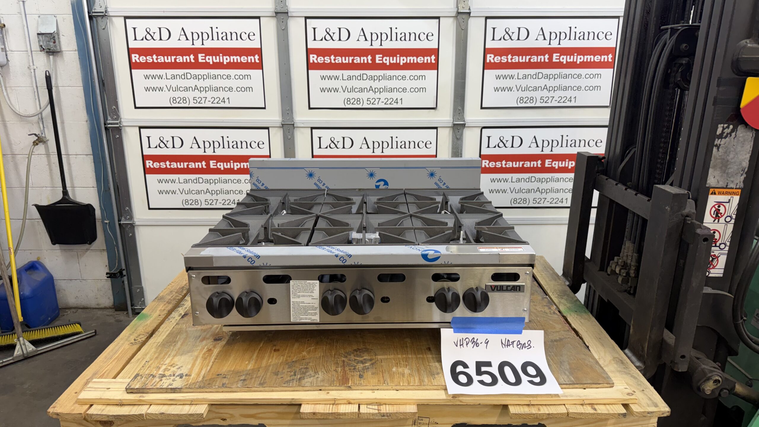 6509 Vulcan VHP36 6-burner hot plate natural gas (5)