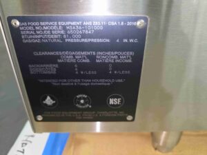 6573 Vulcan MSA36 Theremostat griddle with clam shell (1)