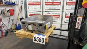 Chrome thermostat griddle