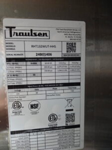 6645 Traulsen Refrigerator RHT132WUT HHS 4 6645 Traulsen RHT132WUT-HHS Refrigerator 6645 Traulsen Refrigerator RHT132WUT-HHS (4)