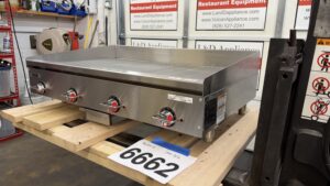 6662 Vulcan HEG36E electric griddle 3 6662 Vulcan Grooved HEG36E 6662 Vulcan HEG36E electric griddle (3)