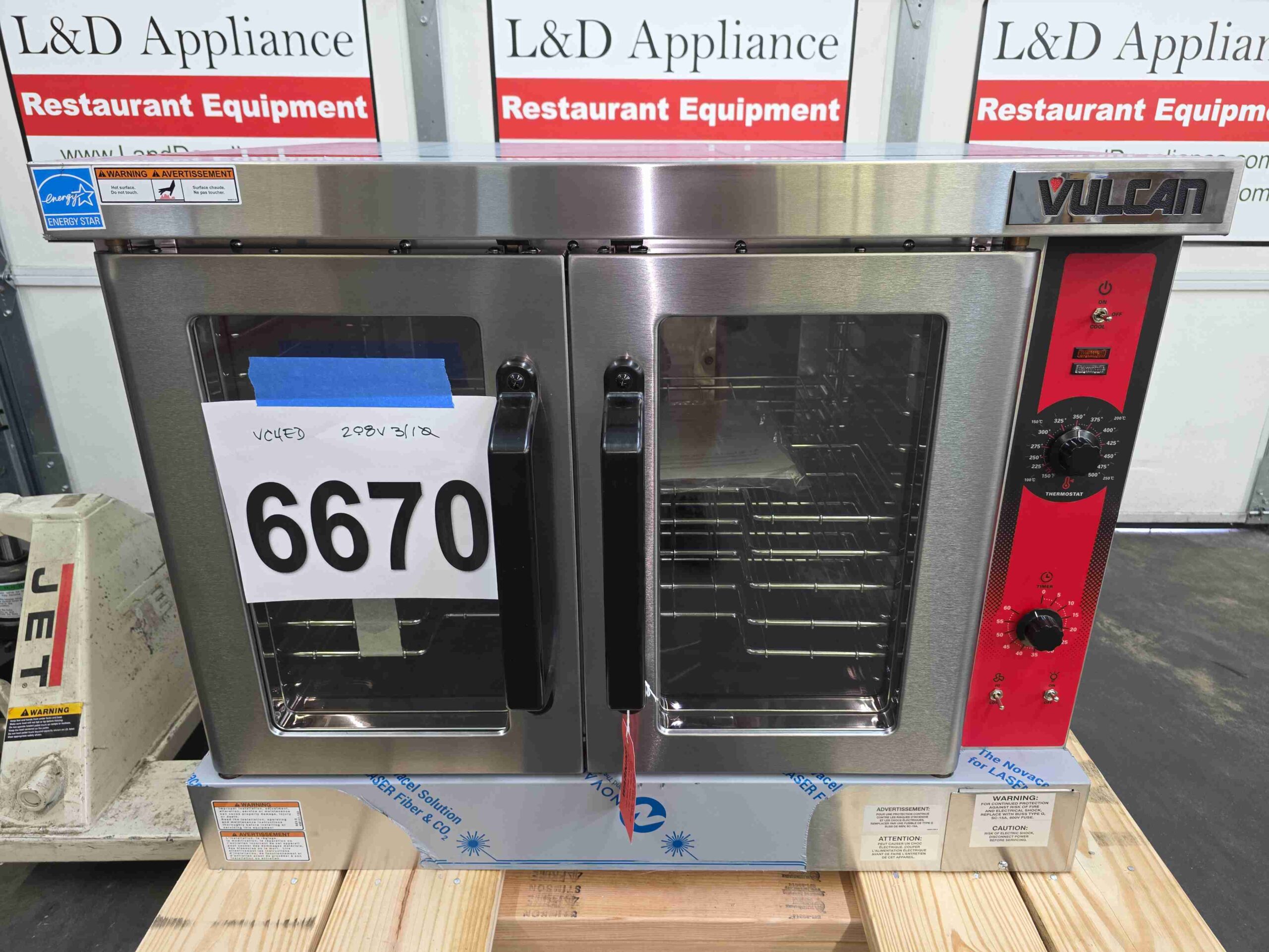 6670 Vulcan VC4ED electric convectio oven (3)