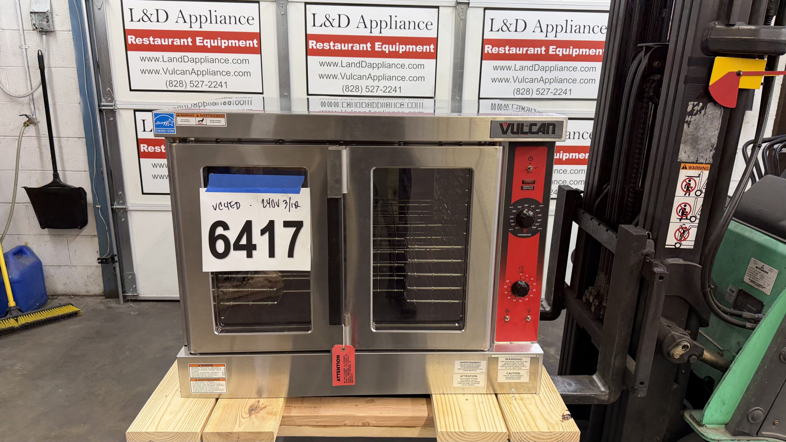 6417 Vulcan VC4ED convection oven 5 scaled 6417 Vulcan Oven VC4ED-240 6417 Vulcan VC4ED convection oven (5)